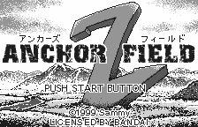 Anchorz Field title screen for WonderSwan